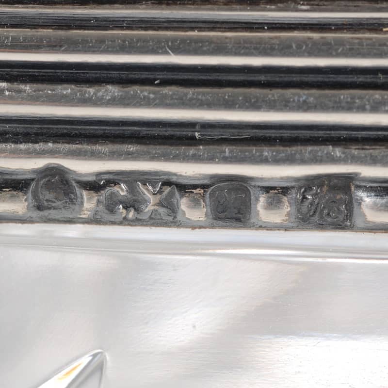 Pair of Silver Mounted Glass Baskets - Image 6
