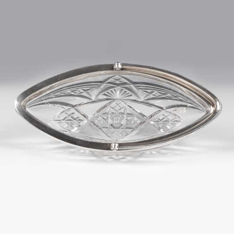 Pair of Silver Mounted Glass Baskets - Image 5