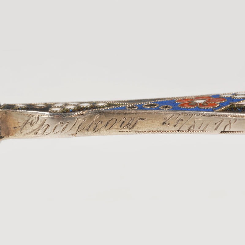 Feodor Ruckert Shaded Enamel Spoon - Image 5