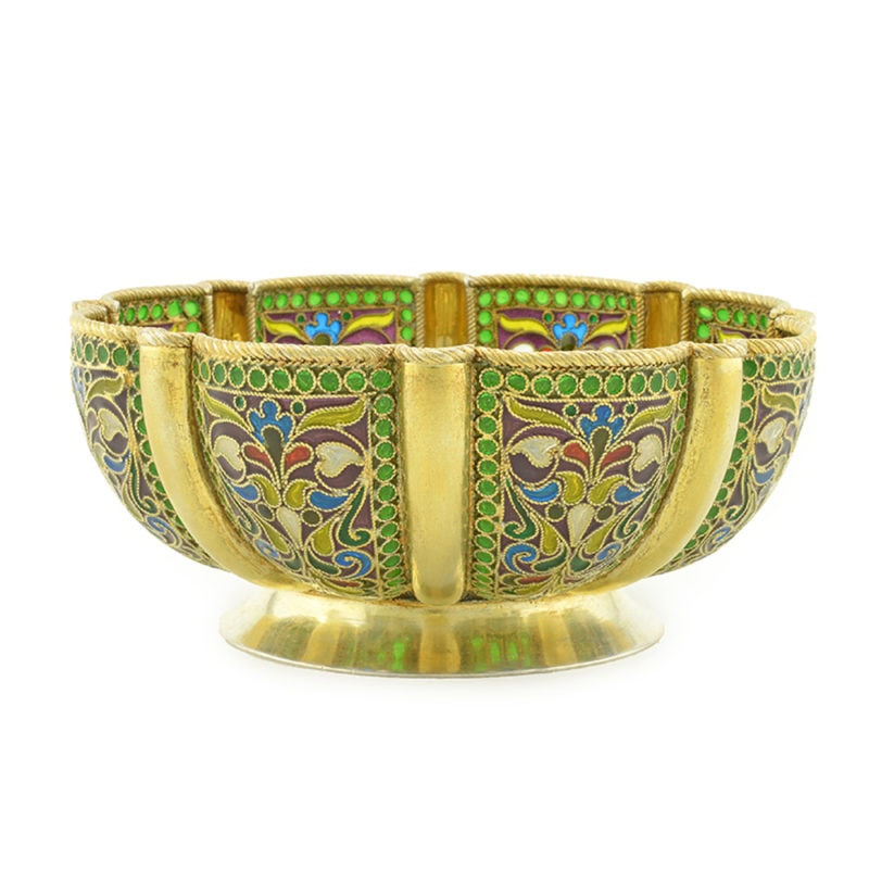 Ivan Khlebnikov Plique-a-jour Enamel Bowl - Image 2