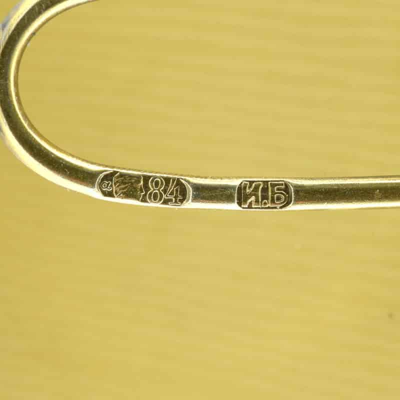 Antique Russian gold & guilloché enamel photograph frame - Image 5
