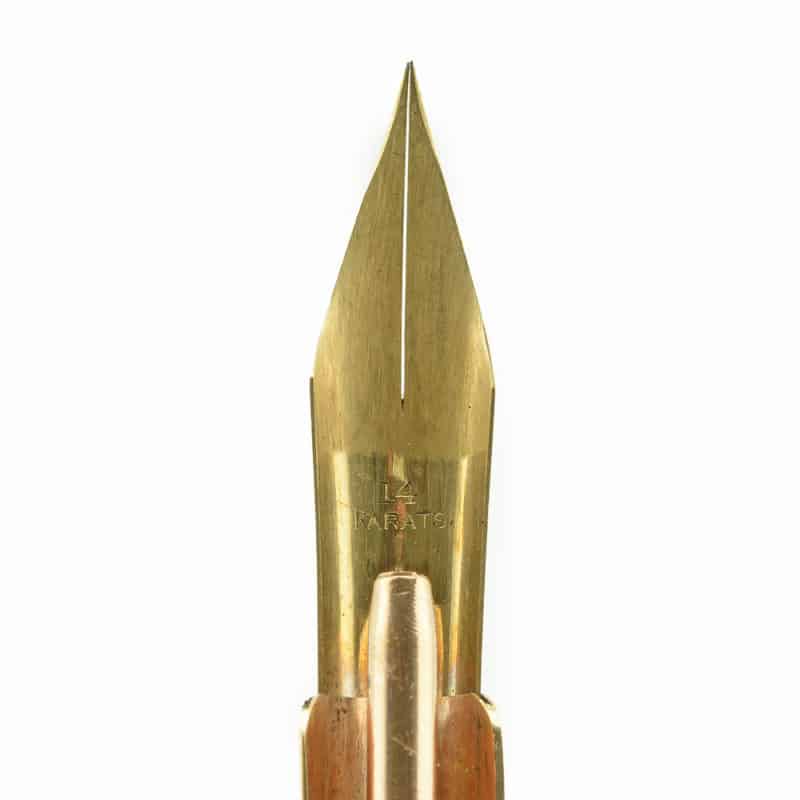 Faberge gold, ruby and sapphire retractible combination pencil/pen, Alfred Thielemann - Image 9